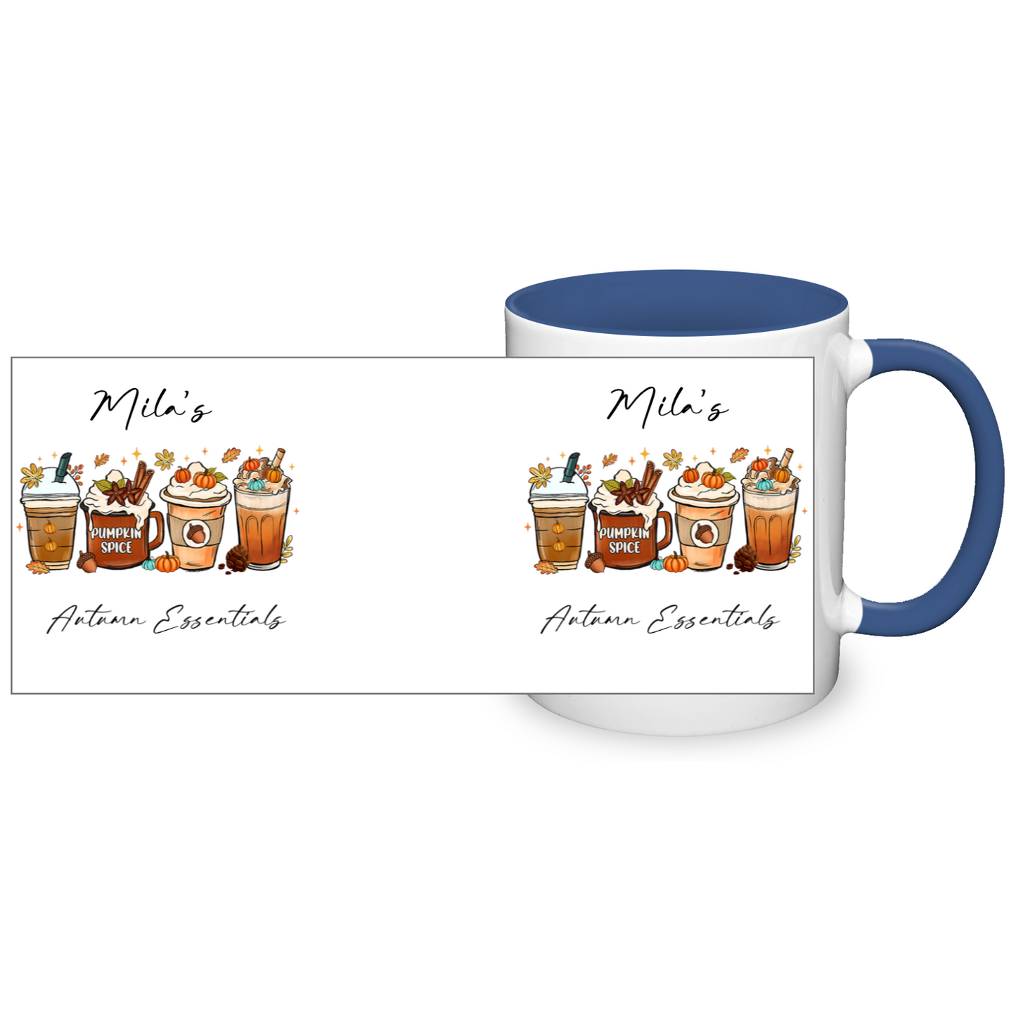 Personalised Autumn Essentials 11oz Mug