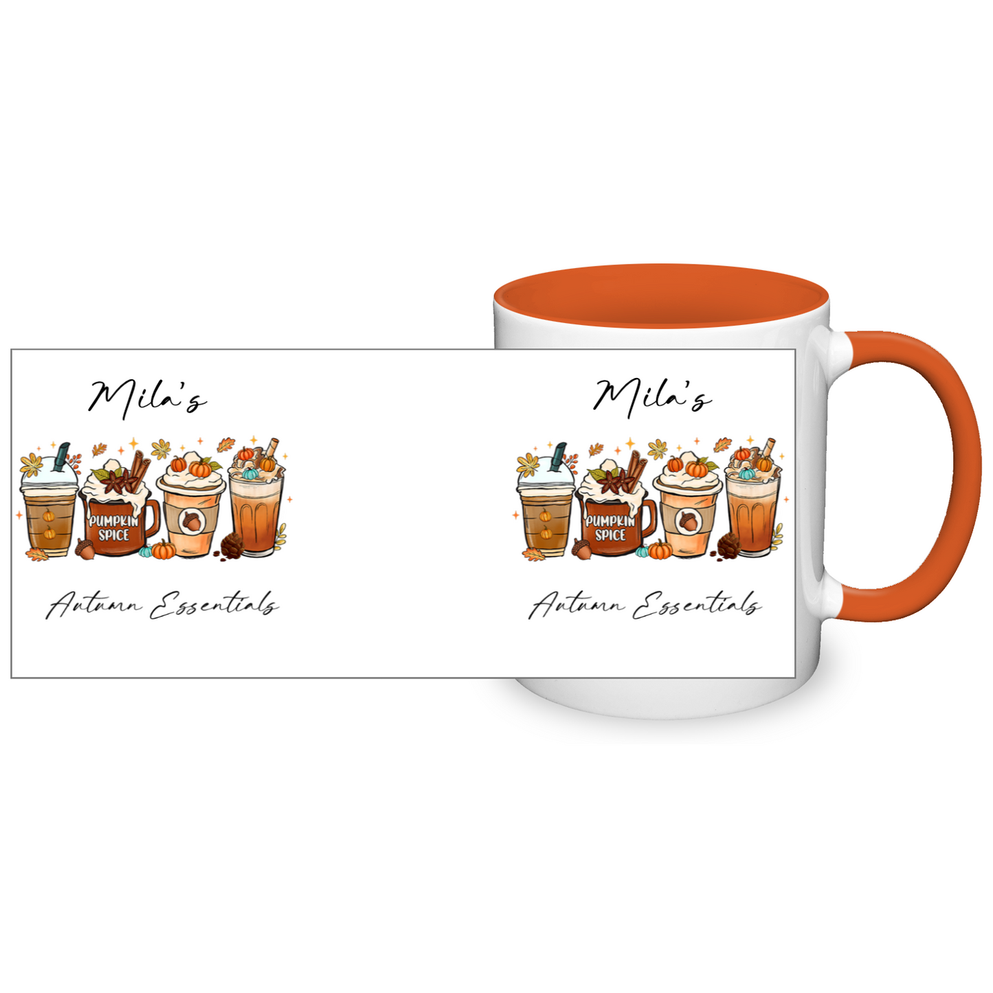 Personalised Autumn Essentials 11oz Mug