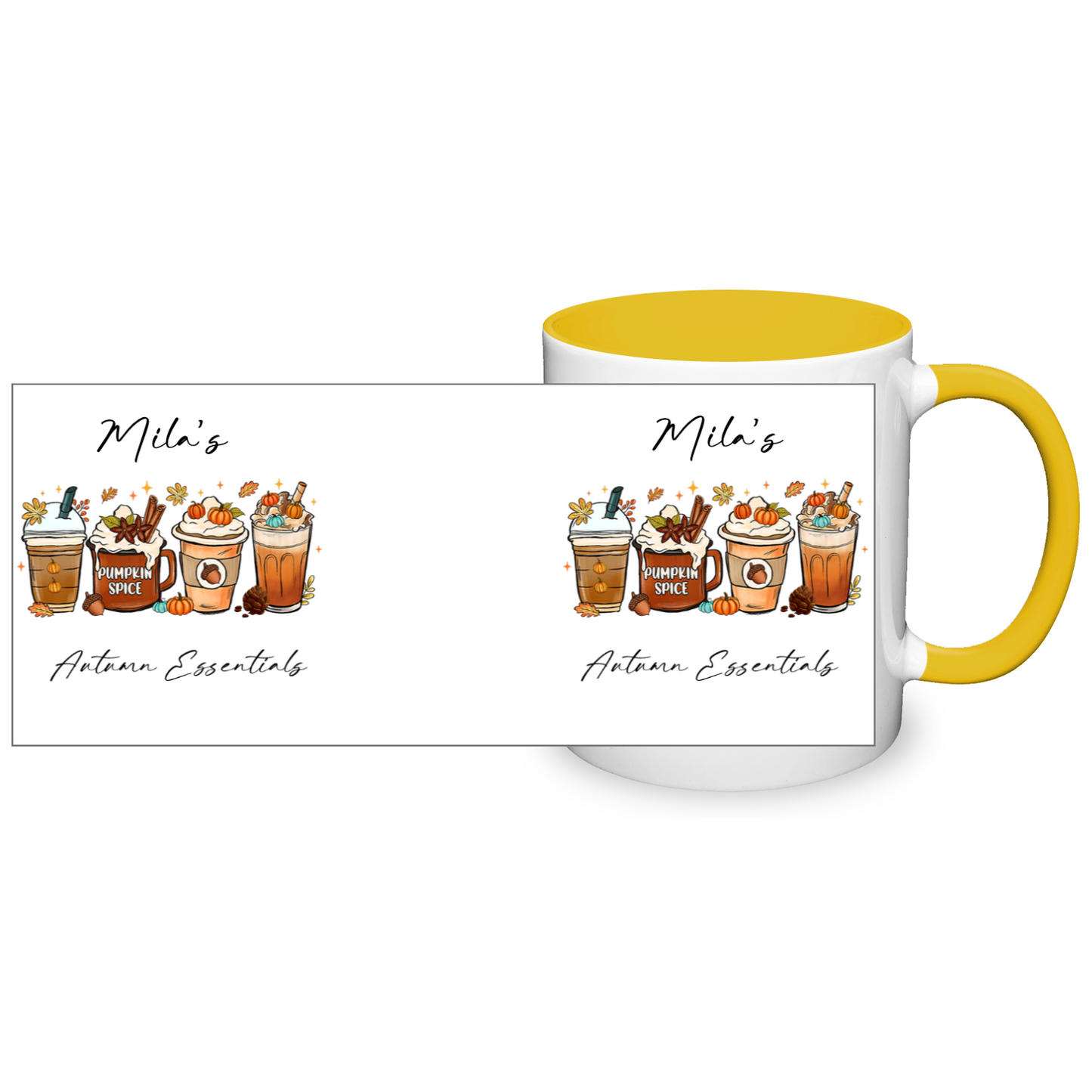 Personalised Autumn Essentials 11oz Mug