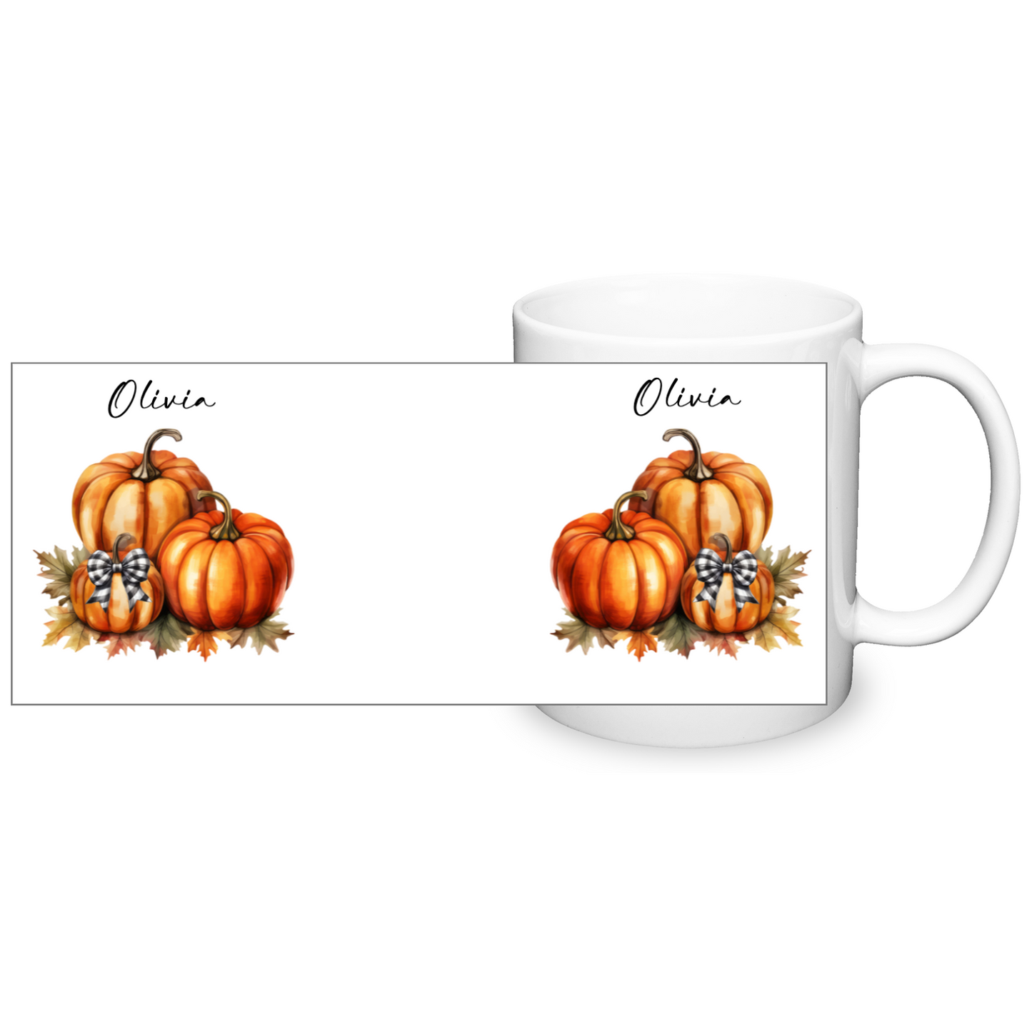 Personalised Pumpkins 11oz Mug