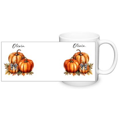 Personalised Pumpkins 11oz Mug