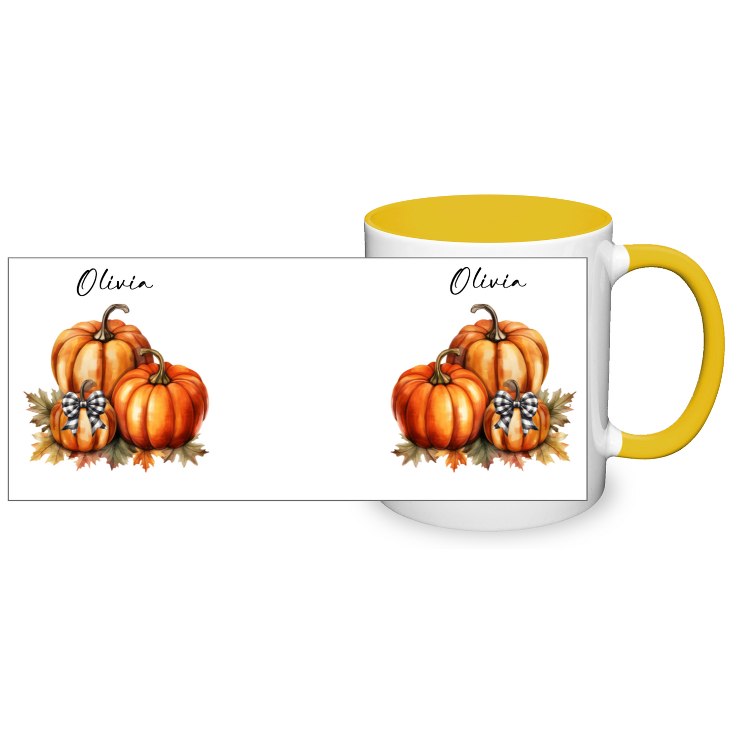 Personalised Pumpkins 11oz Mug