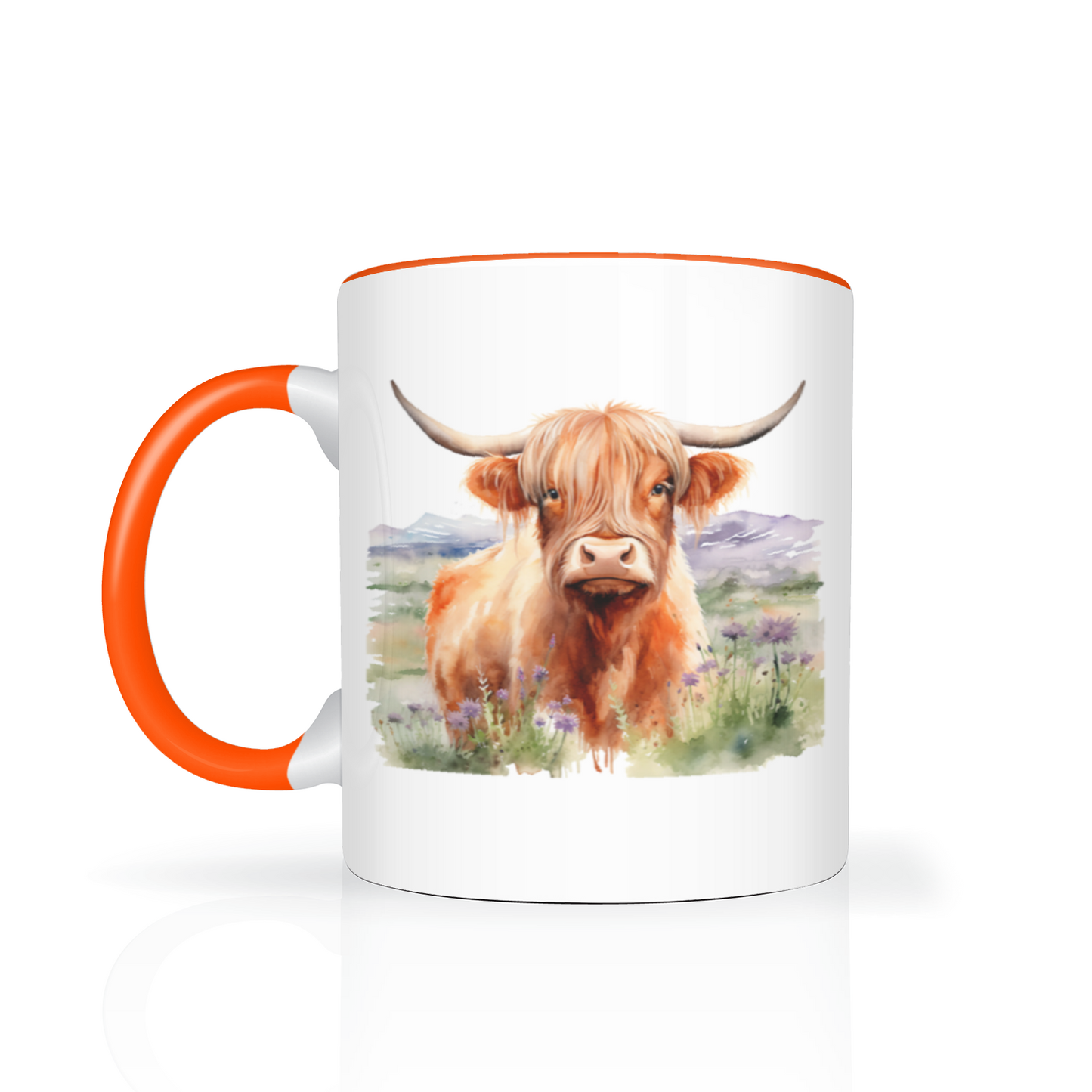 Personalised Highland Cow Design 11oz Mug