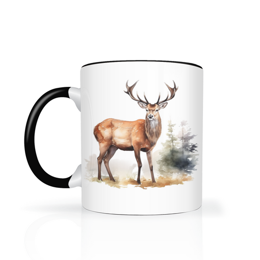 Personalised Stag Design 11oz Mug