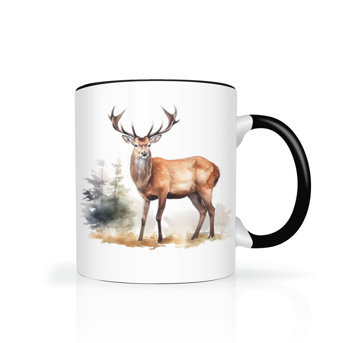 Personalised Stag Design 11oz Mug