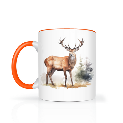 Personalised Stag Design 11oz Mug