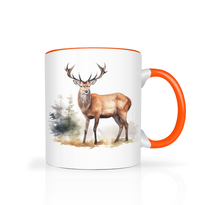 Personalised Stag Design 11oz Mug