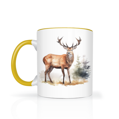 Personalised Stag Design 11oz Mug