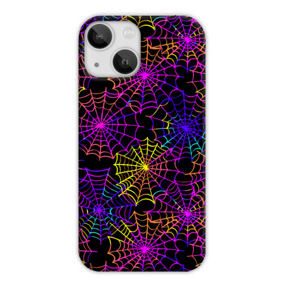 Multi Colour Spider Web Slim Phone Case