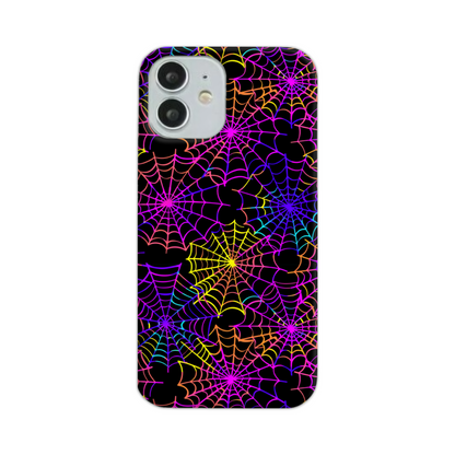 Multi Colour Spider Web Slim Phone Case