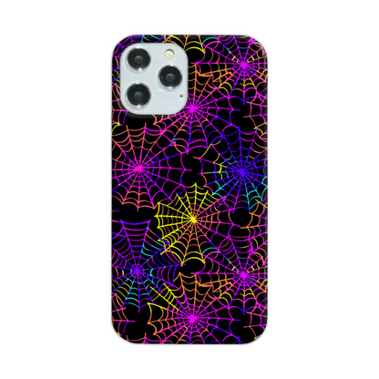 Multi Colour Spider Web Slim Phone Case
