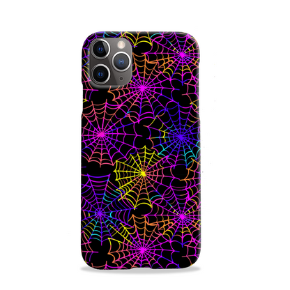 Multi Colour Spider Web Slim Phone Case