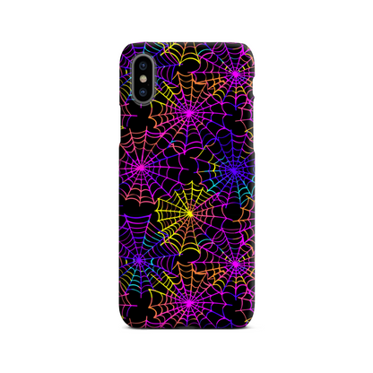 Multi Colour Spider Web Slim Phone Case