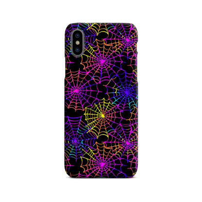 Multi Colour Spider Web Slim Phone Case