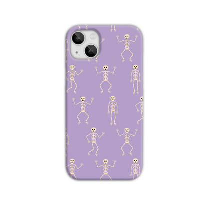 Lilac Skeletons Slim Phone Case