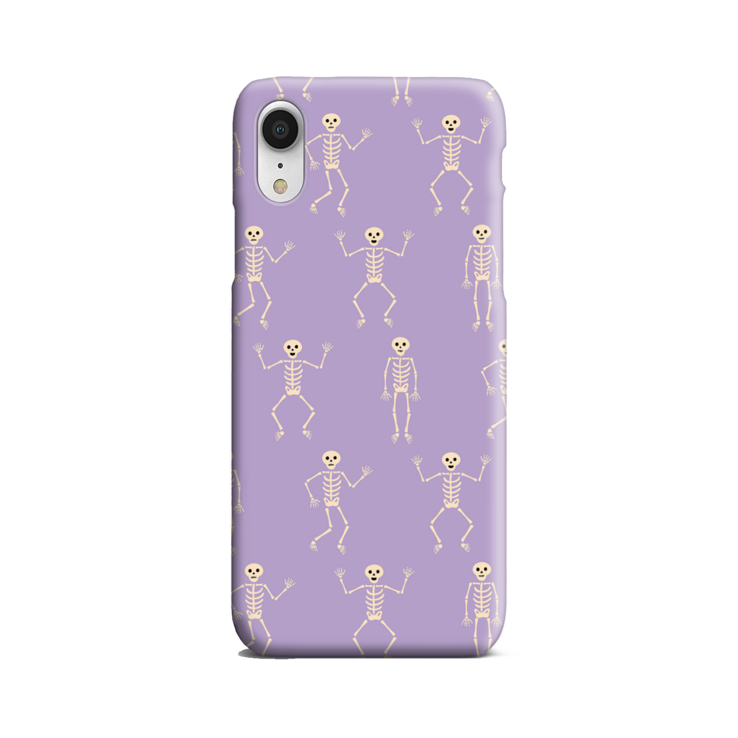 Lilac Skeletons Slim Phone Case