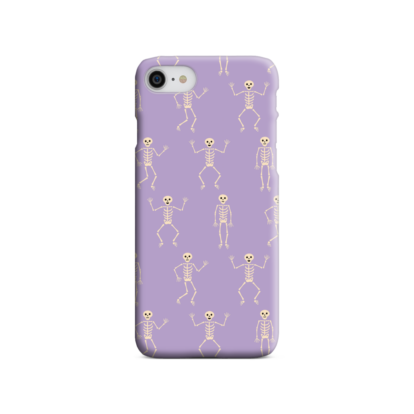 Lilac Skeletons Slim Phone Case