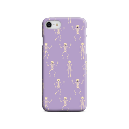 Lilac Skeletons Slim Phone Case