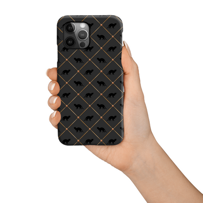 Black Cats Slim Phone Case