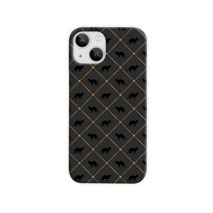Black Cats Slim Phone Case