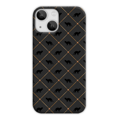Black Cats Slim Phone Case