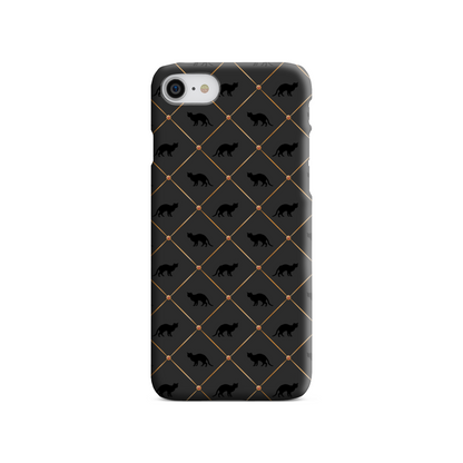 Black Cats Slim Phone Case