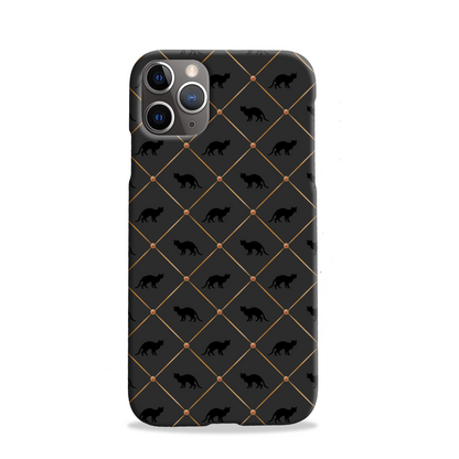 Black Cats Slim Phone Case