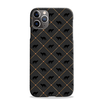Black Cats Slim Phone Case