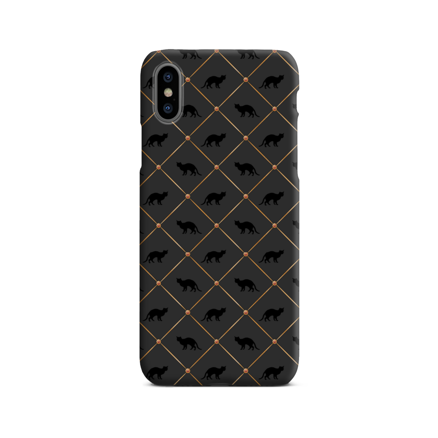 Black Cats Slim Phone Case