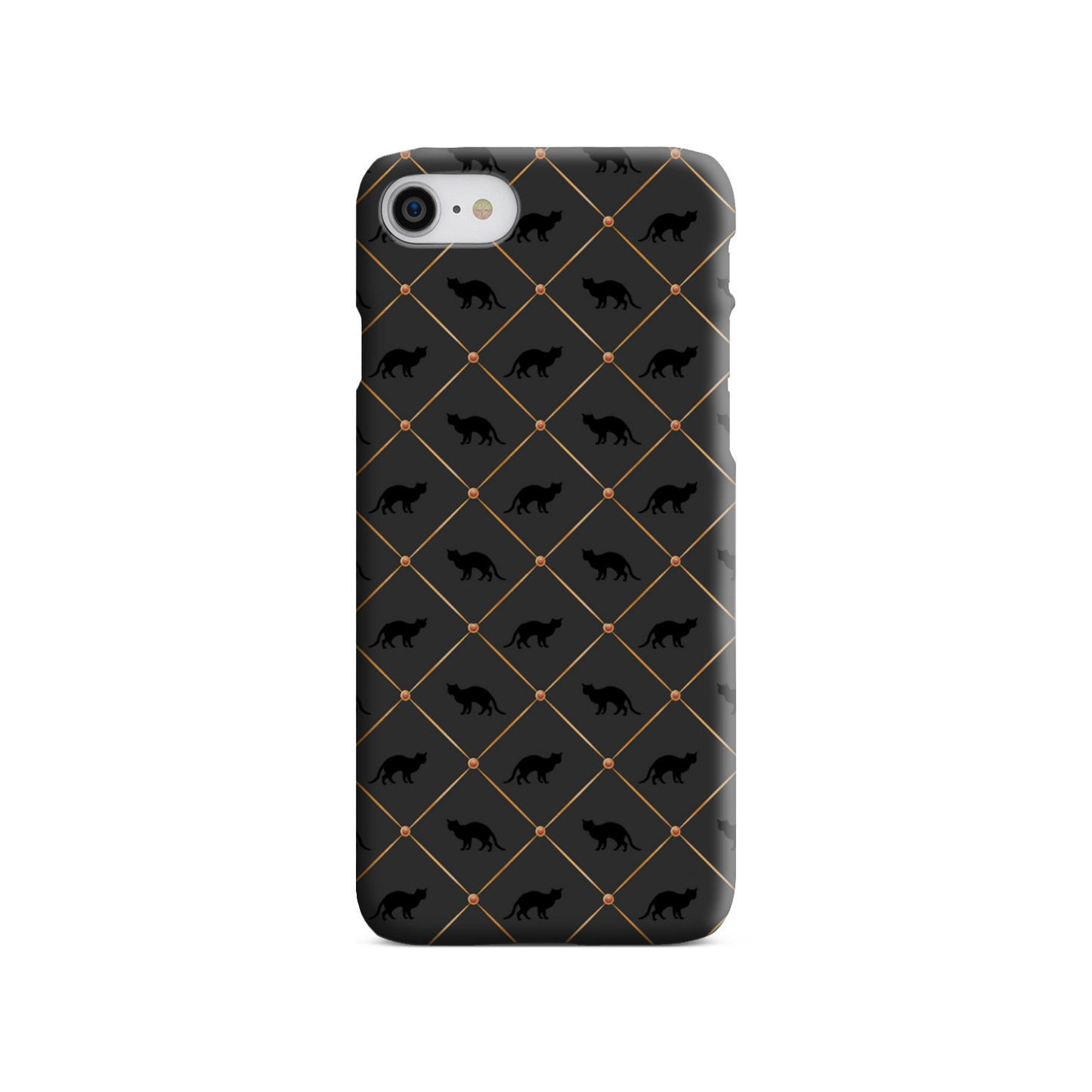 Black Cats Slim Phone Case