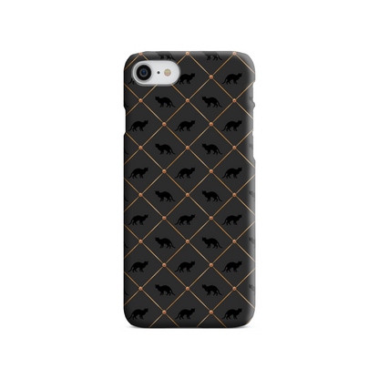 Black Cats Slim Phone Case