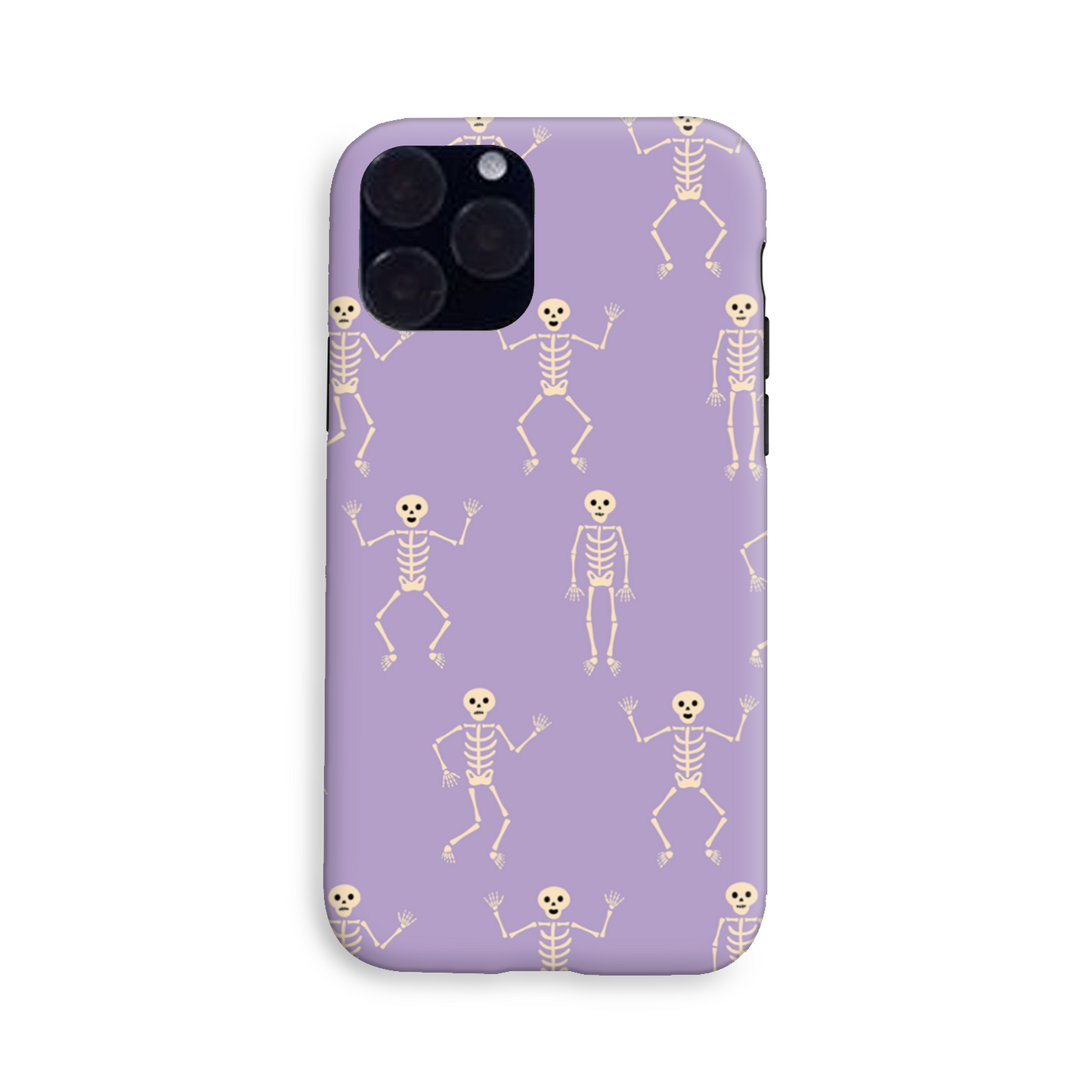 Lilac Skeletons Tough Phone Case