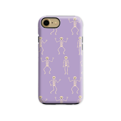 Lilac Skeletons Tough Phone Case