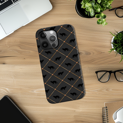 Black Cats Tough Phone Case