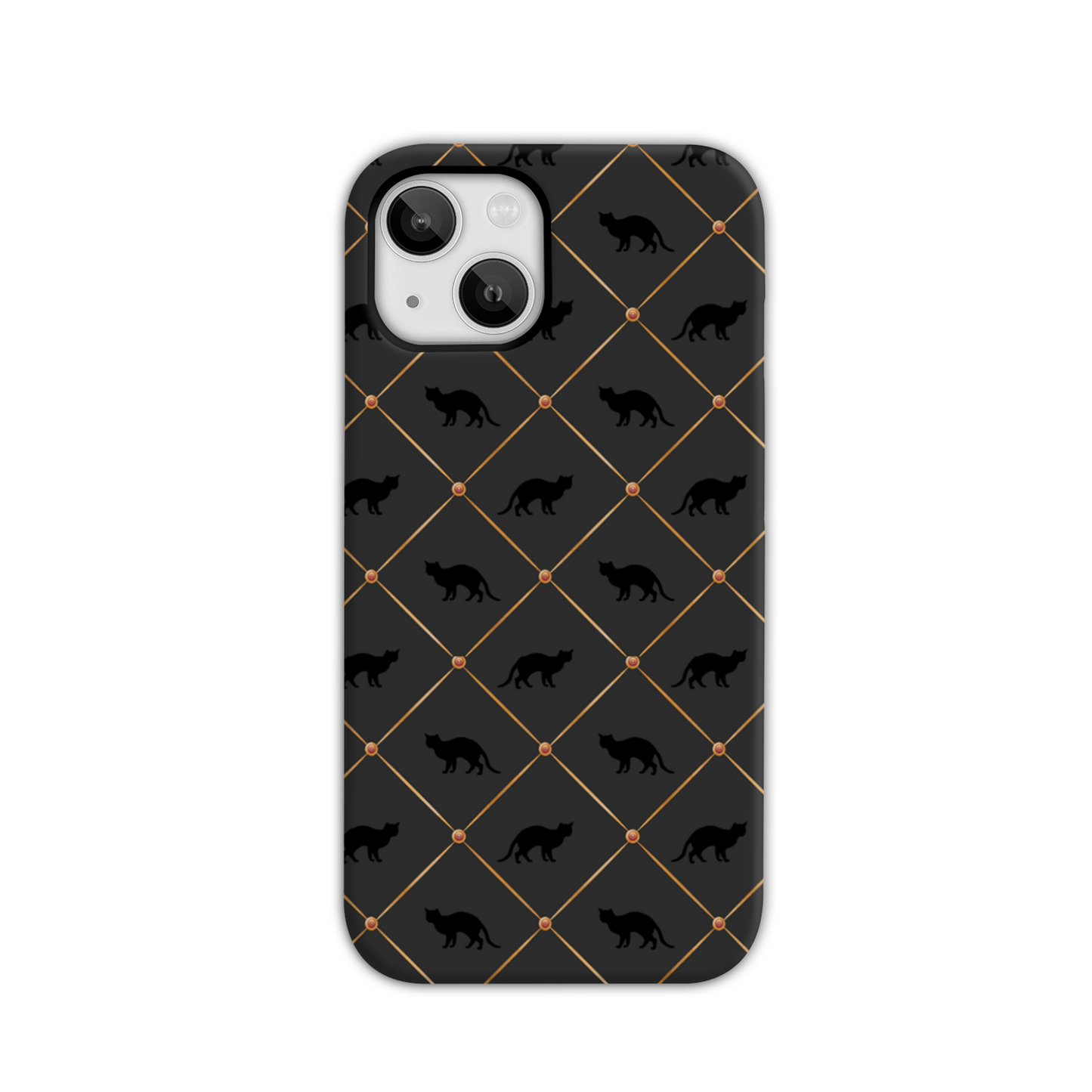Black Cats Tough Phone Case