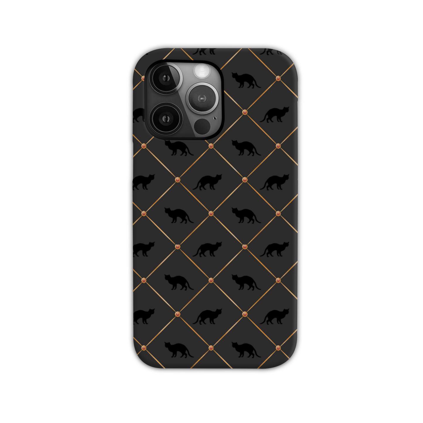 Black Cats Tough Phone Case