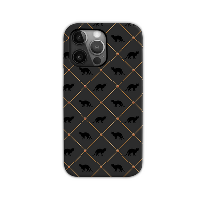 Black Cats Tough Phone Case