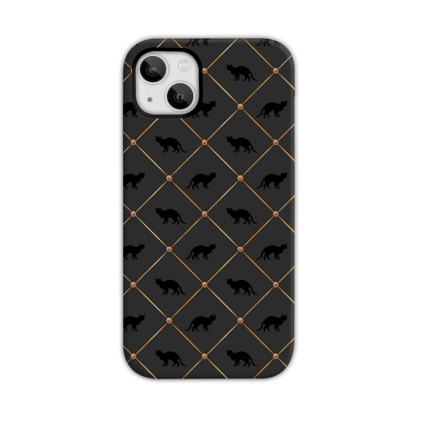 Black Cats Tough Phone Case
