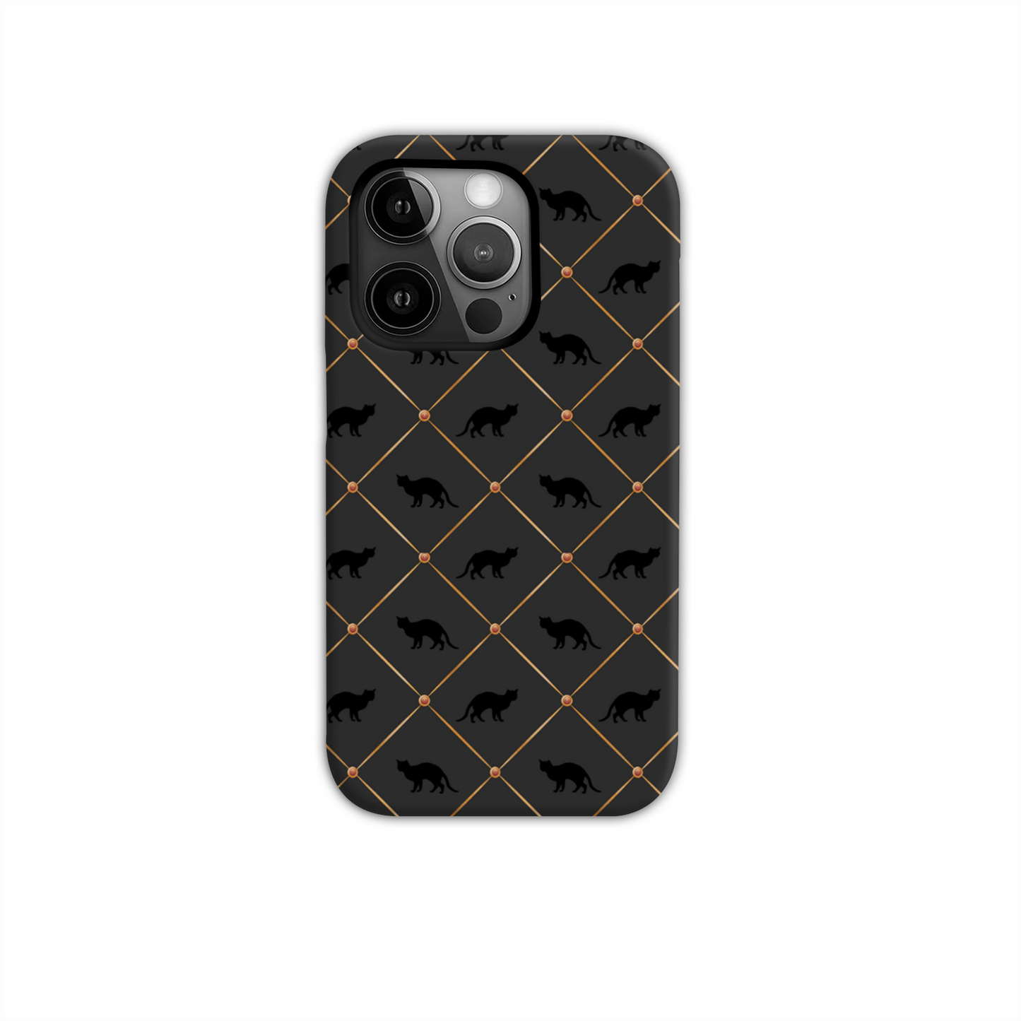 Black Cats Tough Phone Case