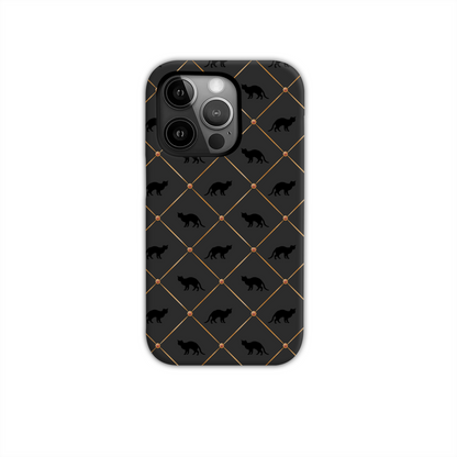 Black Cats Tough Phone Case