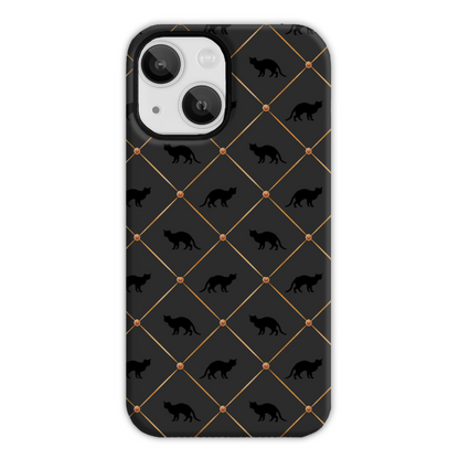 Black Cats Tough Phone Case