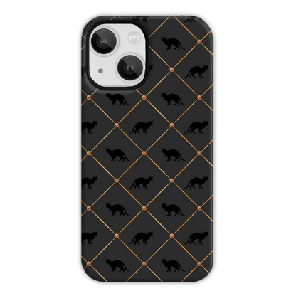 Black Cats Tough Phone Case