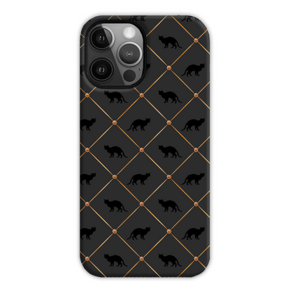 Black Cats Tough Phone Case