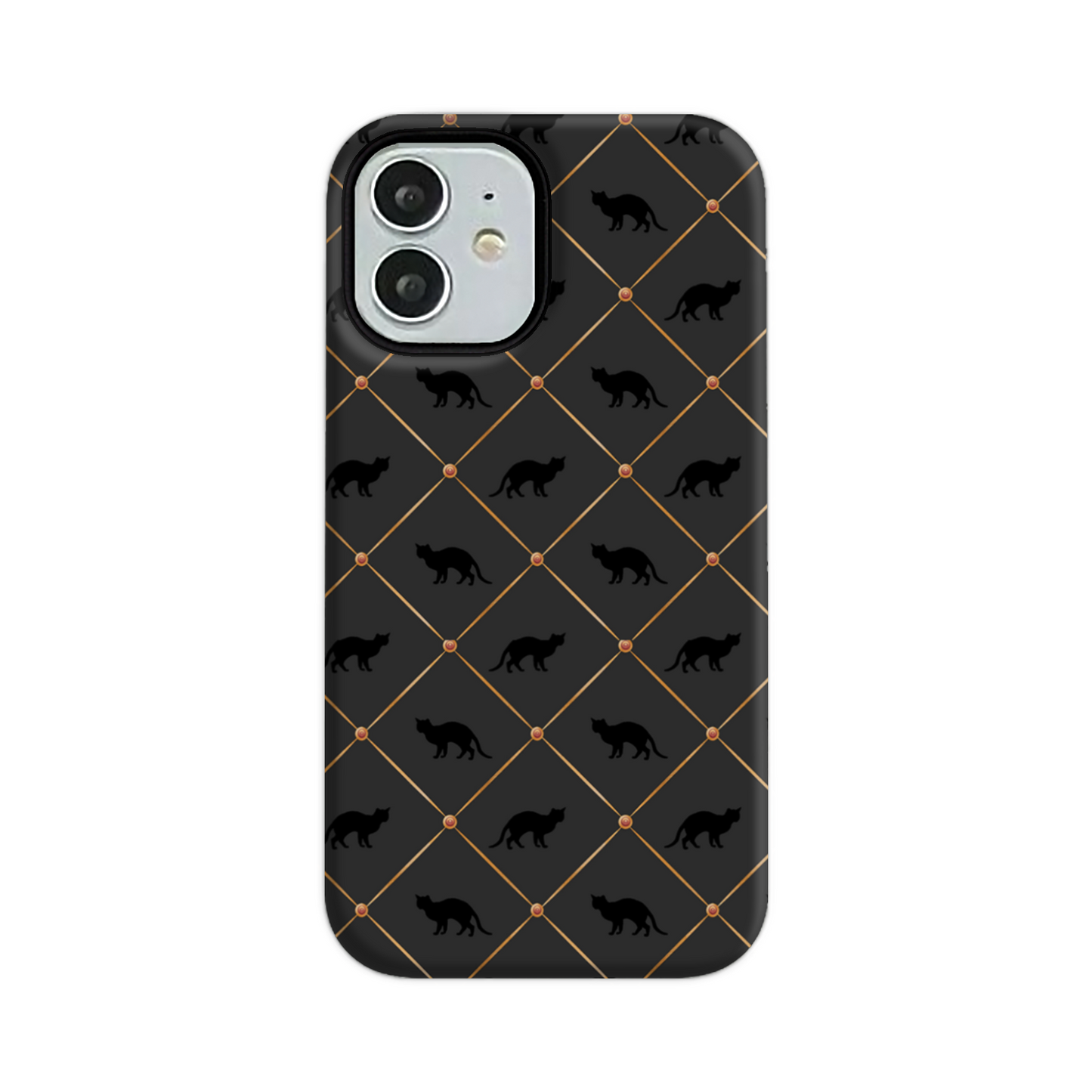 Black Cats Tough Phone Case