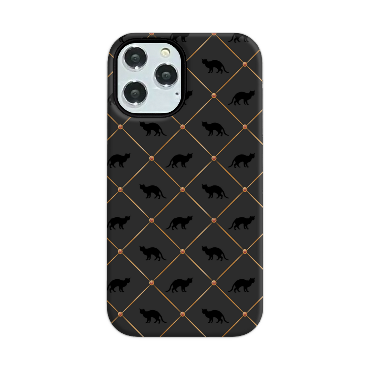 Black Cats Tough Phone Case