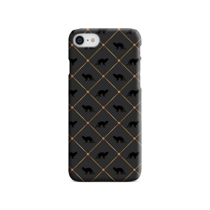 Black Cats Tough Phone Case