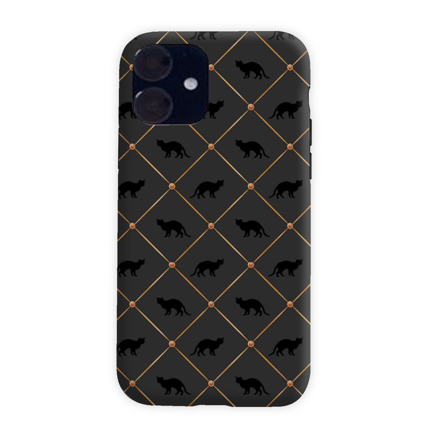 Black Cats Tough Phone Case
