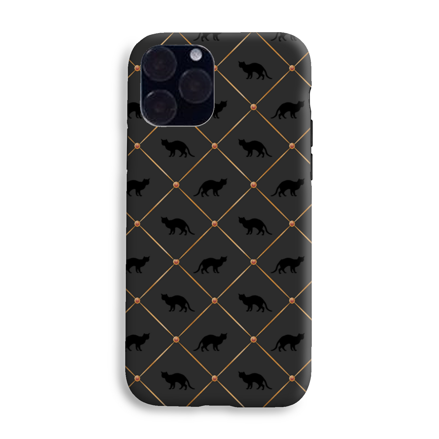 Black Cats Tough Phone Case