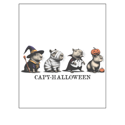 Capy Halloween Design Tote Bag