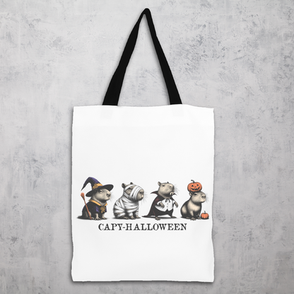 Capy Halloween Design Tote Bag